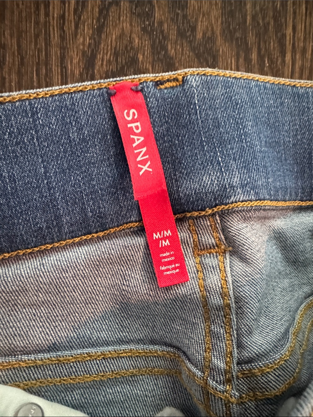 Spanx Wide Leg Seamed Front Jeans - Medium - Picture 6 of 9